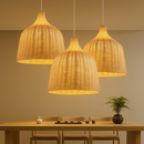 Luminária Decorativa de Bambu Artesanal