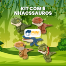 Kit Nhecssauro Premium - Kit Dinossauros de Brinquedo Anti-stress