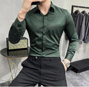 Camisa Social Masculina Homem de Negócios