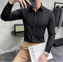 Camisa Social Masculina Homem de Negócios