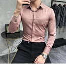 Camisa Social Masculina Homem de Negócios