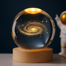 Luminária de Mesa Led Bola de Cristal - Elegância e Sofisticação para Sua Casa