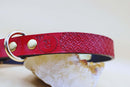 Leather Choker Collar - Elegant Submissive Jewelry for Stylish Wear